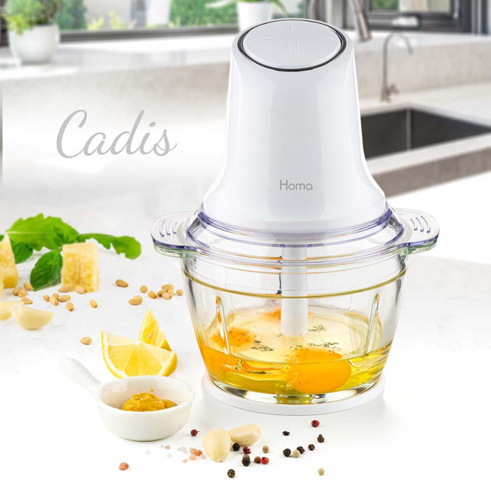 Мини чопър Homa HBC-5088 Cadis, стъклена купа Мини чопър Homa HBC-5088 Cadis, стъклена купа - Електроуреди