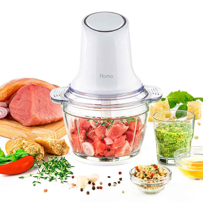 Мини чопър Homa HBC-5088 Cadis, стъклена купа Мини чопър Homa HBC-5088 Cadis, стъклена купа - Електроуреди