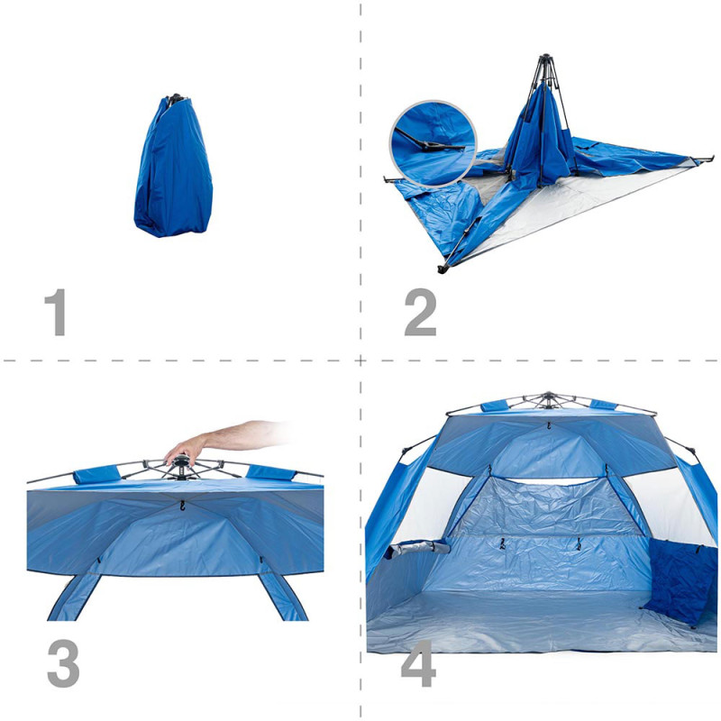 Автоматична палатка Muhler за плажен риболов