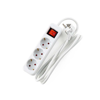 Разклонител с ключ, 3G, 1.5mm2,  1.5m дължина