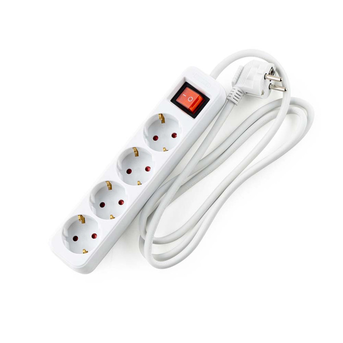 Разклонител с ключ, 4G, 1.5mm2, 1.5m дължина Разклонител с ключ, 4G, 1.5mm2, 1.5m дължина - Електроуреди
