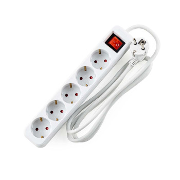 Разклонител с ключ, 5G, 1.5mm2,  1.5m дължина