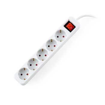 Разклонител с ключ, 5G, 1.5mm2,  1.5m дължина