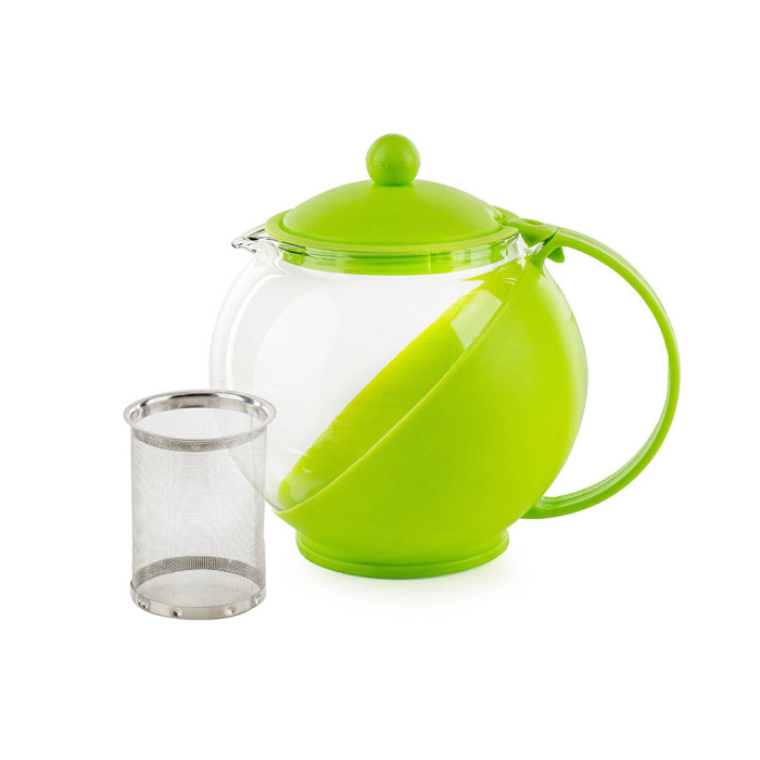 Кана с цедка Muhler MR-8126GJS 1.25L, зелена Кана с цедка Muhler MR-8126GJS 1.25L, зелена - Кухня