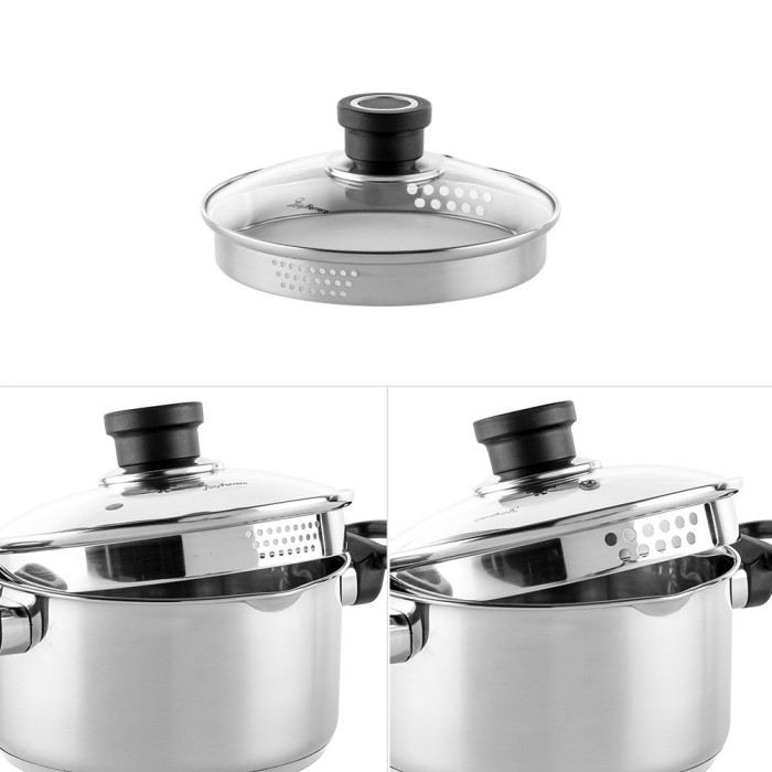 Тенджера Luigi Ferrero Sophia FR-3402 18x10cm, 2.3L Тенджера Luigi Ferrero Sophia FR-3402 18x10cm, 2.3L - Кухня