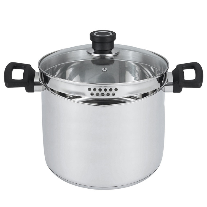 Тенджера дълбока Luigi Ferrero Sophia FR-3408 24x20cm, 8.6L Тенджера дълбока Luigi Ferrero Sophia FR-3408 24x20cm, 8.6L - Кухня