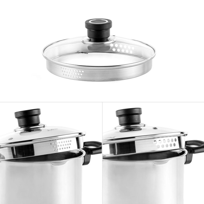 Тенджера дълбока Luigi Ferrero Sophia FR-3408 24x20cm, 8.6L Тенджера дълбока Luigi Ferrero Sophia FR-3408 24x20cm, 8.6L - Кухня