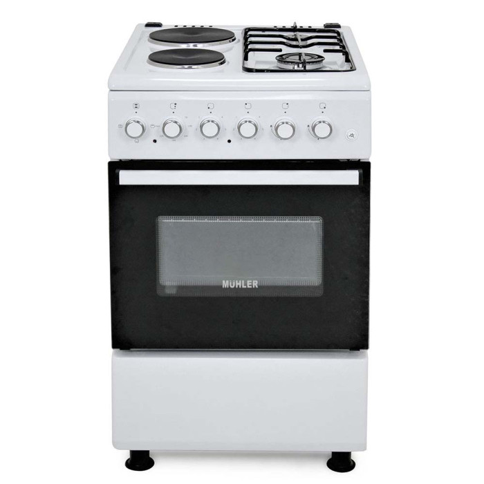 Голяма готварска печка Muhler ELC-500G, 2Г+2Е Голяма готварска печка Muhler ELC-500G, 2Г+2Е - Електроуреди