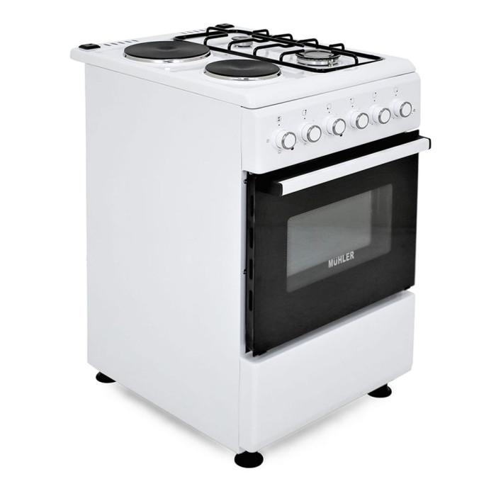 Голяма готварска печка Muhler ELC-500G, 2Г+2Е Голяма готварска печка Muhler ELC-500G, 2Г+2Е - Електроуреди