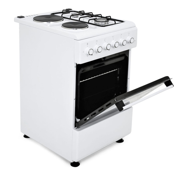 Голяма готварска печка Muhler ELC-500G, 2Г+2Е Голяма готварска печка Muhler ELC-500G, 2Г+2Е - Електроуреди