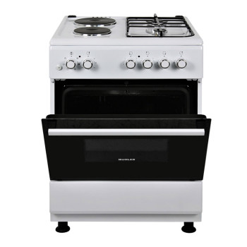 Голяма готварска печка Muhler ELC-600G, 2Г+2Е