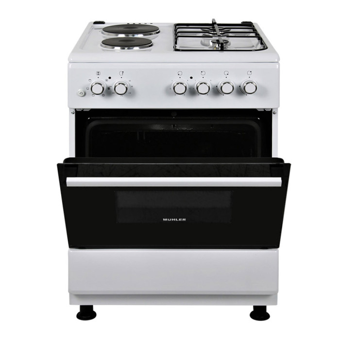 Голяма готварска печка Muhler ELC-600G, 2Г+2Е Голяма готварска печка Muhler ELC-600G, 2Г+2Е - Електроуреди