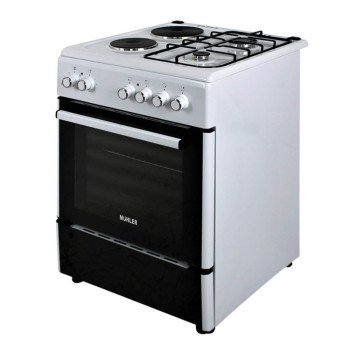 Голяма готварска печка Muhler ELC-R601G, 2Г+2Е