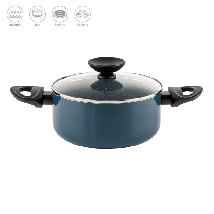 Тенджера Luigi Ferrero Prima FR-2044 20x9cm, 2.5L Тенджера Luigi Ferrero Prima FR-2044 20x9cm, 2.5L - Кухня