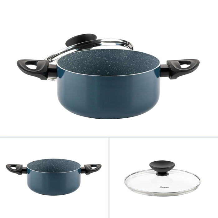 Тенджера Luigi Ferrero Prima FR-2044 20x9cm, 2.5L Тенджера Luigi Ferrero Prima FR-2044 20x9cm, 2.5L - Кухня