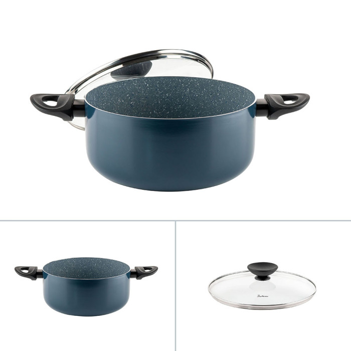 Тенджера Luigi Ferrero Prima FR-2244 22x9.5cm, 3.1L Тенджера Luigi Ferrero Prima FR-2244 22x9.5cm, 3.1L - Кухня