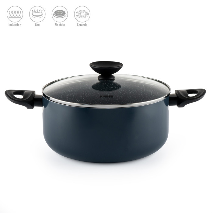 Тенджера Muhler Nia MR-2644 26x12cm, 5.8L Тенджера Muhler Nia MR-2644 26x12cm, 5.8L - Кухня