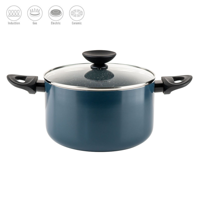 Тенджера дълбока Luigi Ferrero Prima FR-2245D 22x13cm, 4.5L Тенджера дълбока Luigi Ferrero Prima FR-2245D 22x13cm, 4.5L - Кухня