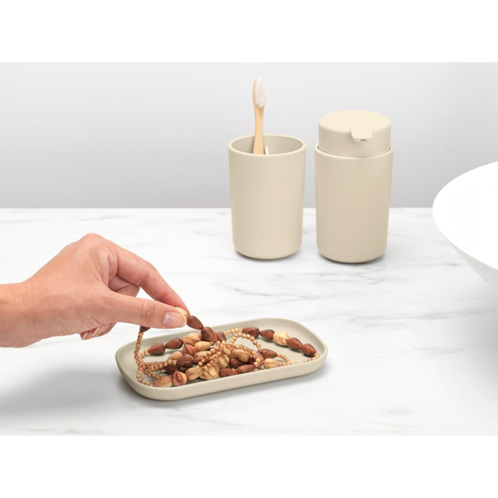 Комплект аксесоари за баня Brabantia ReNew Soft Beige 3 части Комплект аксесоари за баня Brabantia ReNew Soft Beige 3 части - Баня и почистване