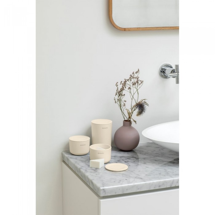 Комплект за съхранение на принадлежности Brabantia ReNew Soft Beige 3 части - Баня и почистване