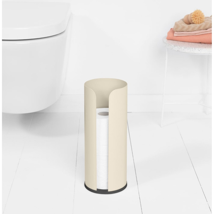 Стойка за резервна тоалетна хартия Brabantia ReNew Soft Beige Стойка за резервна тоалетна хартия Brabantia ReNew Soft Beige - Баня и почистване