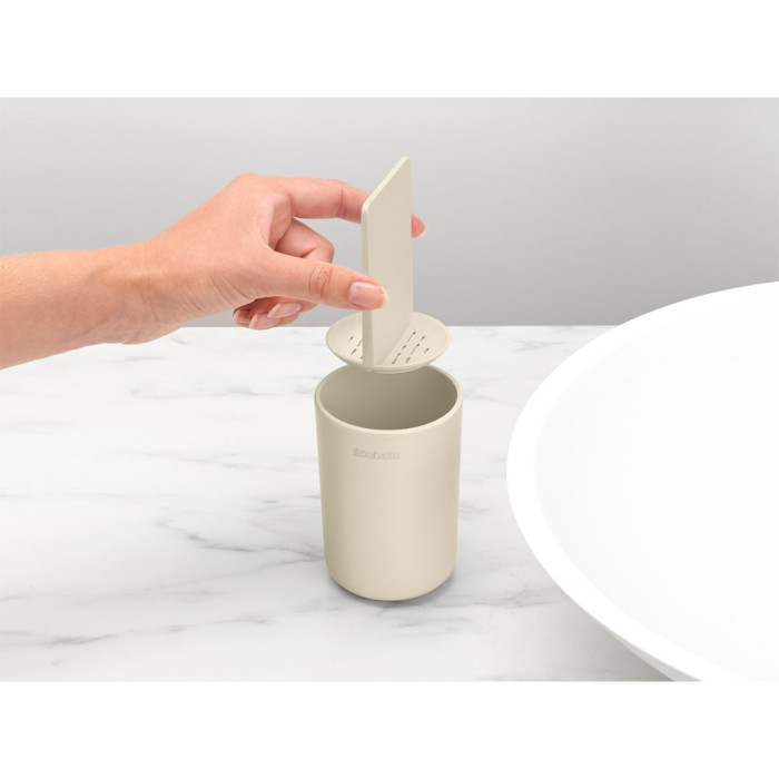 Стойка за четки за зъби Brabantia ReNew Soft Beige Стойка за четки за зъби Brabantia ReNew Soft Beige - Баня и почистване