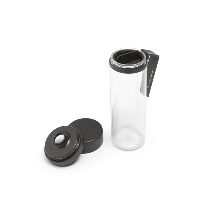 Бутилка Brabantia Make&Take 500ml Dark Grey, с цедка Бутилка Brabantia Make&Take 500ml Dark Grey, с цедка - Кухня