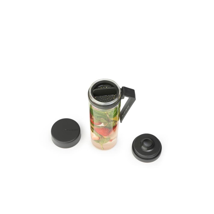 Бутилка Brabantia Make&Take 500ml Dark Grey, с цедка Бутилка Brabantia Make&Take 500ml Dark Grey, с цедка - Кухня