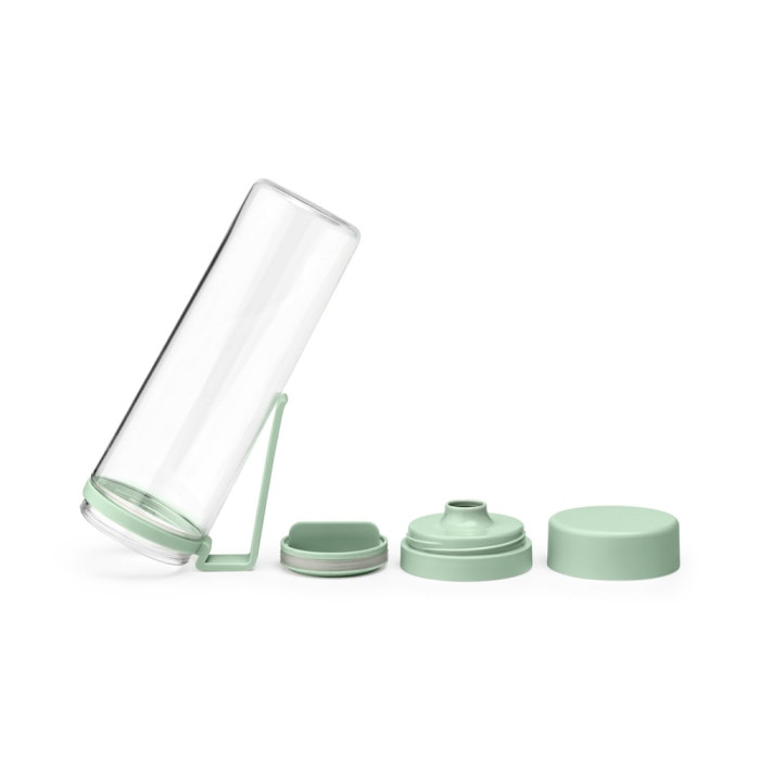 Бутилка Brabantia Make&Take 500ml Jade Green, с цедка Бутилка Brabantia Make&Take 500ml Jade Green, с цедка - Кухня