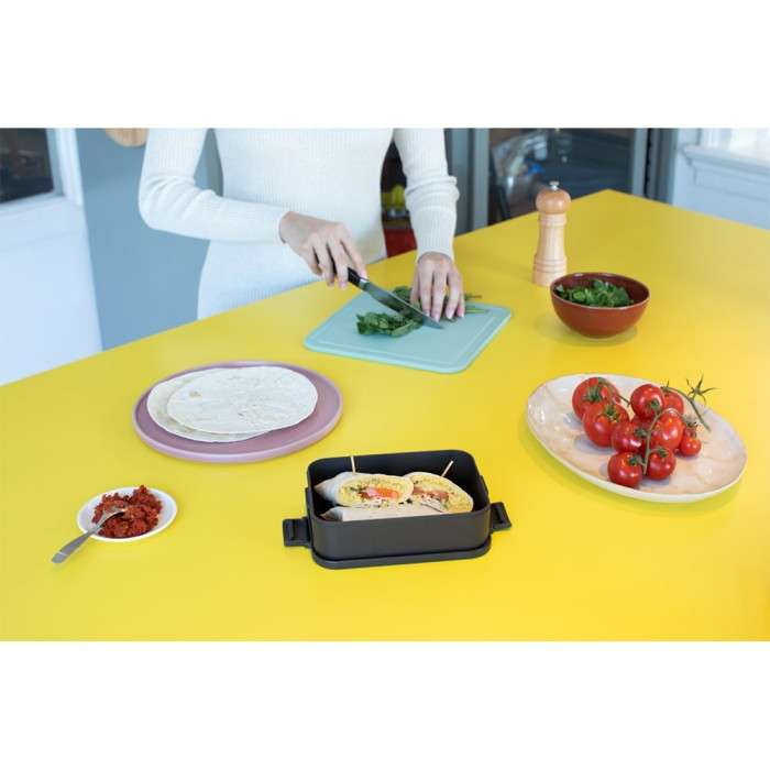 Кутия за обяд Brabantia Make&Take 1.1L, Dark Grey Кутия за обяд Brabantia Make&Take 1.1L, Dark Grey - Кухня