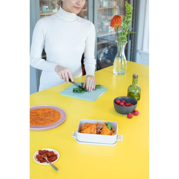 Кутия за обяд Brabantia Make&Take 1.1L, Light Grey Кутия за обяд Brabantia Make&Take 1.1L, Light Grey - Кухня