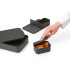 Кутия за обяд Brabantia Make&Take 2L, Dark Grey, с разделители Кутия за обяд Brabantia Make&Take 2L, Dark Grey, с разделители - Кухня