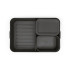 Кутия за обяд Brabantia Make&Take 2L, Dark Grey, с разделители Кутия за обяд Brabantia Make&Take 2L, Dark Grey, с разделители - Кухня