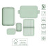 Кутия за обяд Brabantia Make&Take 2L, Jade Green, с разделители Кутия за обяд Brabantia Make&Take 2L, Jade Green, с разделители - Кухня