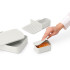 Кутия за обяд Brabantia Make&Take 2L, Light Grey, с разделители Кутия за обяд Brabantia Make&Take 2L, Light Grey, с разделители - Кухня
