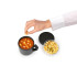 Чаша с капак Brabantia Make&Take 600ml, Dark Grey Чаша с капак Brabantia Make&Take 600ml, Dark Grey - Кухня