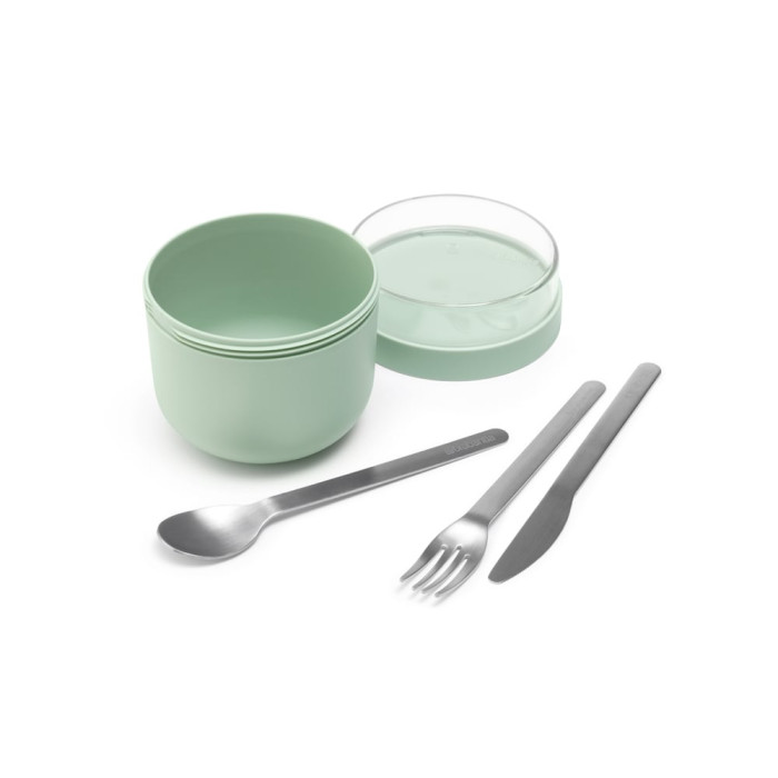 Купичка за закуска Brabantia Make&Take 500ml, Jade Green Купичка за закуска Brabantia Make&Take 500ml, Jade Green - Кухня