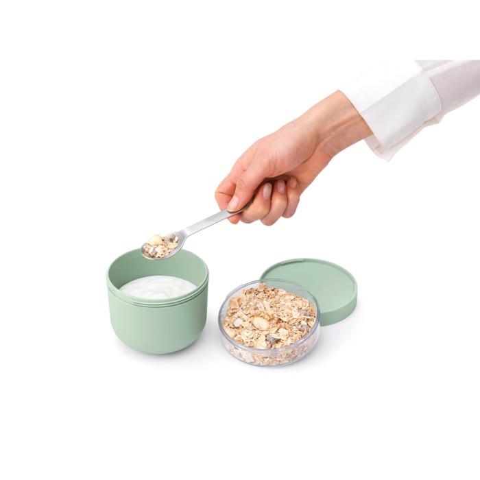 Купичка за закуска Brabantia Make&Take 500ml, Jade Green Купичка за закуска Brabantia Make&Take 500ml, Jade Green - Кухня