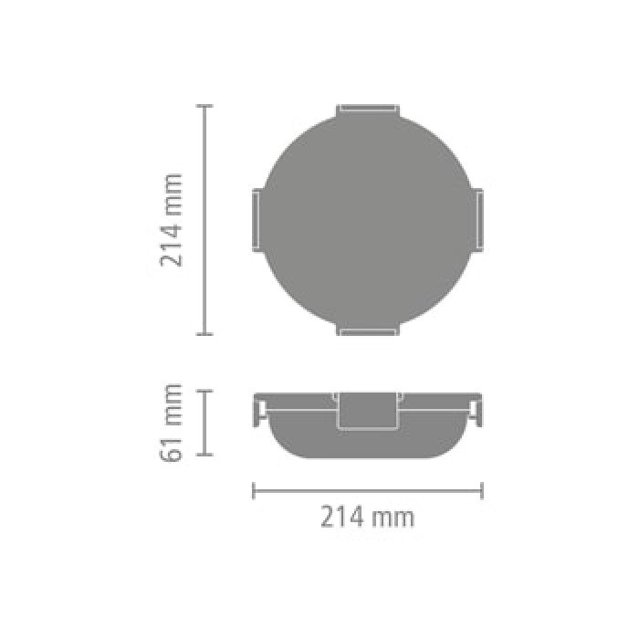 Купа за обяд Brabantia Make&Take 1L, Jade Green Купа за обяд Brabantia Make&Take 1L, Jade Green - Кухня
