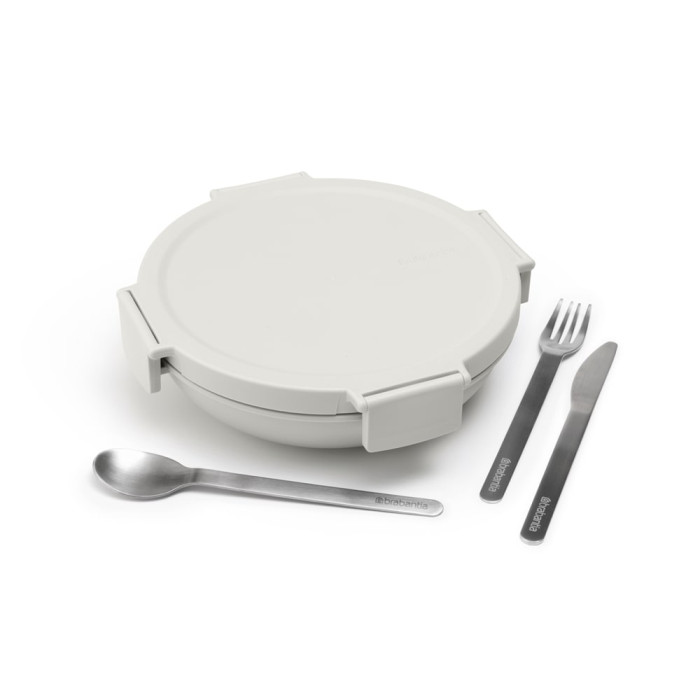 Купа за обяд Brabantia Make&Take 1L, Light Grey Купа за обяд Brabantia Make&Take 1L, Light Grey - Кухня