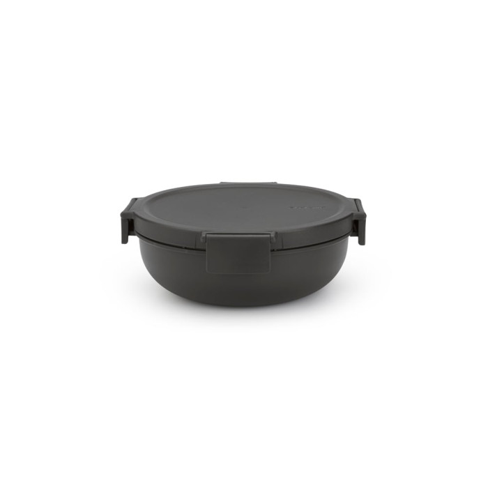 Купа за салата Brabantia Make&Take 1.3L, Dark Grey Купа за салата Brabantia Make&Take 1.3L, Dark Grey - Кухня