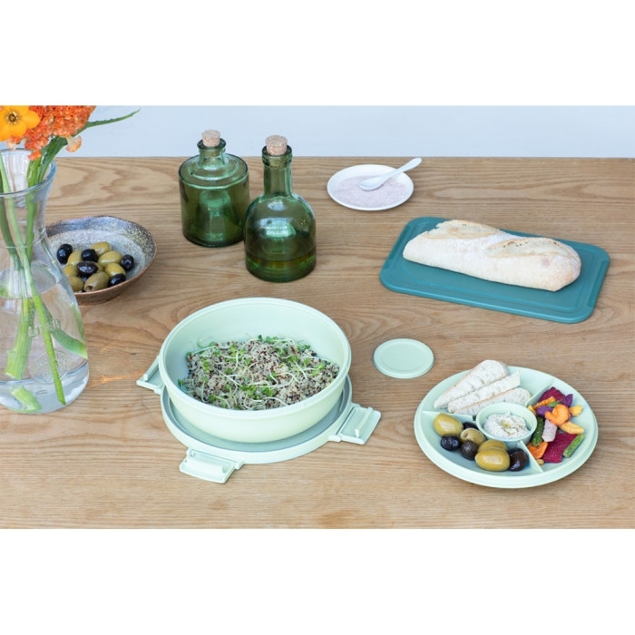 Купа за салата Brabantia Make&Take 1.3L, Jade Green Купа за салата Brabantia Make&Take 1.3L, Jade Green - Кухня