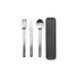 Комплект прибори за хранене Brabantia Make&Take 3 части, Dark Grey Комплект прибори за хранене Brabantia Make&Take 3 части, Dark Grey - Кухня