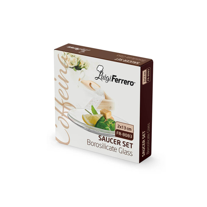 Чинийка подложна за чаша Luigi Ferrero Coffeina FR-8083 13cm, 2 броя Чинийка подложна за чаша Luigi Ferrero Coffeina FR-8083 13cm, 2 броя - Кухня