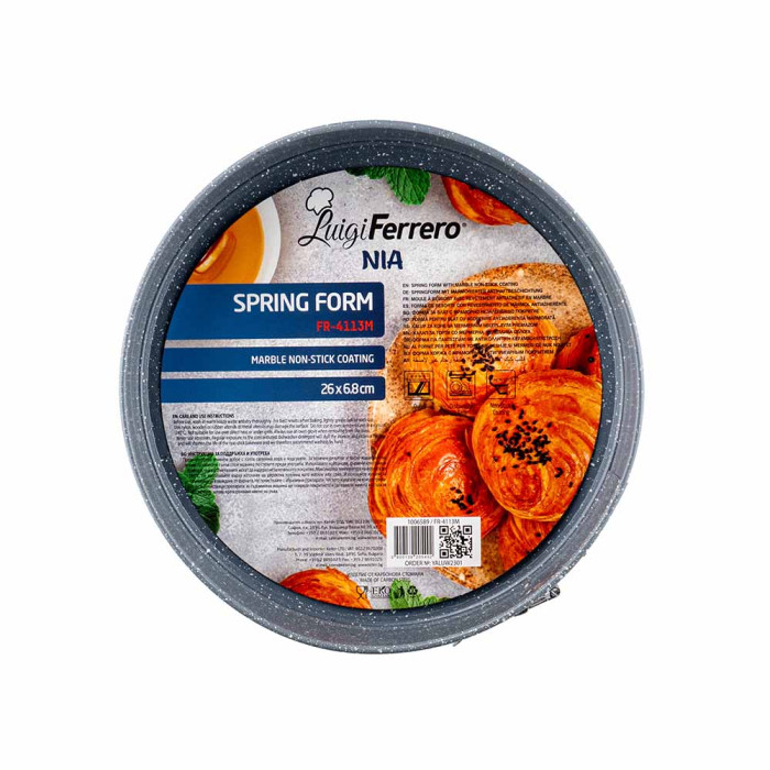 Форма за блат Luigi Ferrero Nia FR-4113M 26x6.8cm Форма за блат Luigi Ferrero Nia FR-4113M 26x6.8cm - Кухня