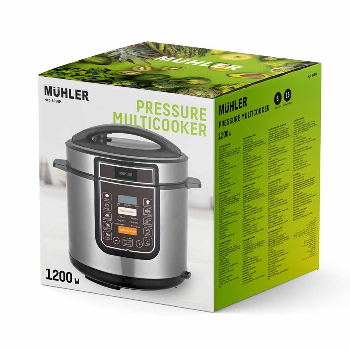 Електрически мултикукър под налягане Muhler MLC-6050P Електрически мултикукър под налягане Muhler MLC-6050P - Електроуреди