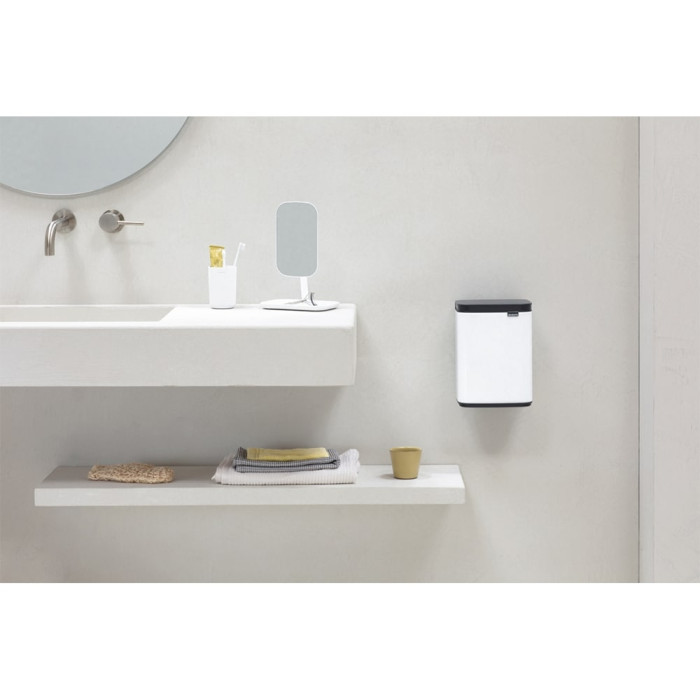 Кош за смет Brabantia Bo Small 4L, White Кош за смет Brabantia Bo Small 4L, White - Баня и почистване