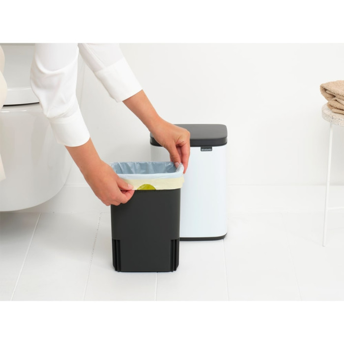 Кош за смет Brabantia Bo Small 4L, White Кош за смет Brabantia Bo Small 4L, White - Баня и почистване