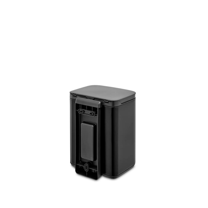 Кош за смет Brabantia Bo Small 4L, Matt Black Кош за смет Brabantia Bo Small 4L, Matt Black - Баня и почистване