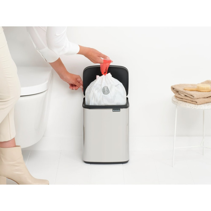 Кош за смет Brabantia Bo Small 7L, Brilliant Steel Кош за смет Brabantia Bo Small 7L, Brilliant Steel - Баня и почистване